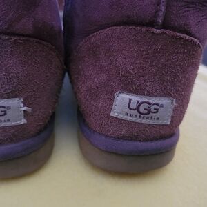 UGG Classic Purple Suede Boots